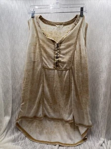 Women’s XL Sleeveless Faded V Neck Button Blouse - Picture 1 of 19