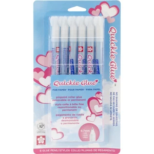 Sakura Quickie Glue Roller Pens 6/Pkg-.3oz - Picture 1 of 1