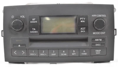 RADIO AUTORADIO TOYOTA COROLLA VERSO 86120-13060-B0 GUT ZUSTAND GARANTIE - Bild 1 von 2