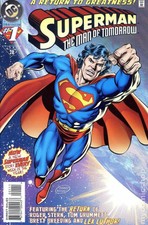 Superman The Man of Tomorrow #1 NM 1995 Stock Image