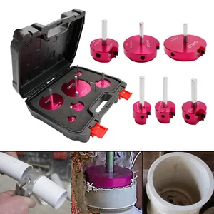 04529 For PPRK6 Plastic Pipe Fitting Reamer 6 Piece Kit For1/2" Drills - Picture 1 of 15