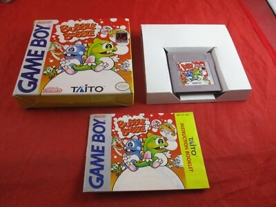 Bubble Bobble Nintendo Game Boy COMPLETE w/ Box manual game WORKS!  - Image 1 of 4