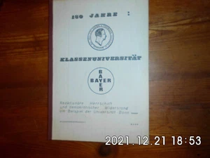 150 Jahre: Klassenuniversität....am Beispiel der Universität BONN - Bild 1 von 5