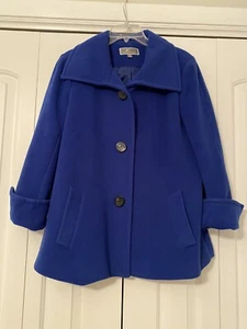 JM Collection Womens Size S Royal Blue Dressy Coat - Picture 1 of 9