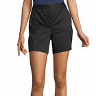 Worthington Women's High Rise Midi Shorts Size 16 Black New 5" Inseam 