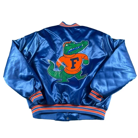 Vintage Locker Line Florida Gators Satin Jacket Mens Sz XL Made In USA Rare EUC Cover