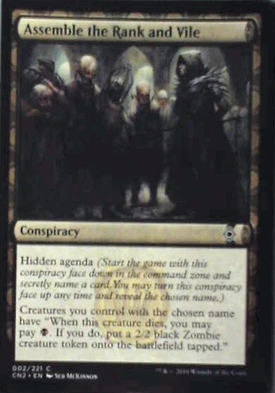 Assemble the Rank and Vile - Conspiracy: Take the Crown: #2 Nm R66 - Image 1 of 1