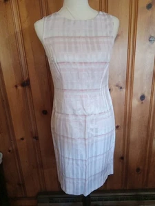 Bentley Knee Dress Women Size 6 Pink Sleeveless Pink Rayon Blend - Picture 1 of 11