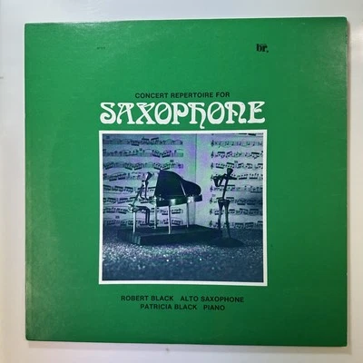 Концертный репертуар саксофон LP запись винил Robert Black Brewster Records 1216 - Изображение 1 из 4