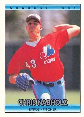 Chris Nabholz 1992 Donruss #170 Montreal Expos Baseball - Image 1 of 2