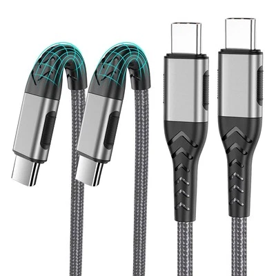 USB C to USB C Cable, 2Pack 100W 10ft USB C Charger Cable Fast Charging for A... - Image 1 of 4