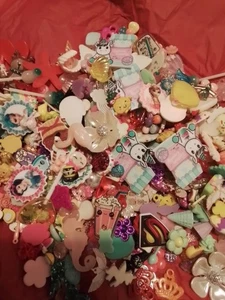  400 + verschiedene Harz Acryl Cabochons + Charms für Schmuckherstellung & Handwerk - Bild 1 von 2