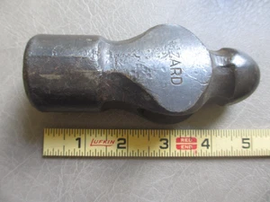 Vintage Wizard Brand Western Auto Stores 2 lb (32oz.) Ball Peen Hammer Head - Picture 1 of 10