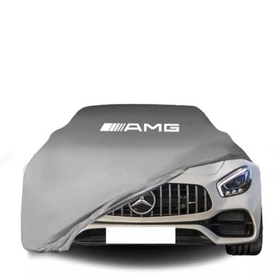 Per Mercedes AMG Telo Copriauto Antipolvere Antivento Pettine Auto Tailor Grigio - Immagine 1 di 4