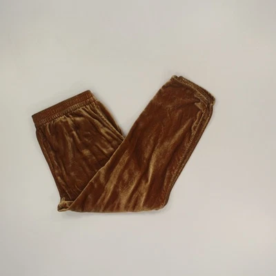 Madewell Women's Velvet/Velour Pull-on Harem Pants Size Medium Dark Gold K5246 - Image 1 of 4