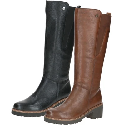 Caprice Damen Stiefel Langschaft mit Warmfutter und edles Echtleder 9-26651-45