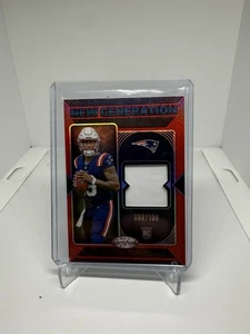 2024 Certified - New Generation Jerseys Joe Milton III #NGS-JMN Red Mirror /199  - Foto 1 di 2