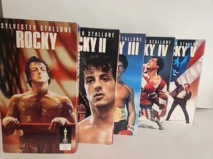 Rocky Commemorative 20th Anniversary VHS Gift Box Set I II III IV V Rare MGM - Picture 1 of 17