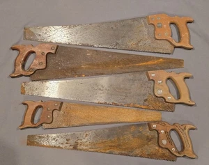 Vintage Lot 5 Handsägen - Atkins & Garanted Superior Woodworking Art - Bild 1 von 20
