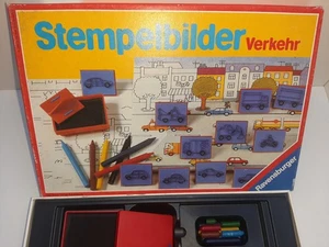Gepflegt + rar:  Stempelbilder Verkehr Ravensburger Spiele Kreativität Design - Bild 1 von 8