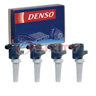 4 pc Denso Direct Ignition Coils for 2010-2019 Ford Fusion 2.0L 2.5L L4 gz - Imagem 1 de 4
