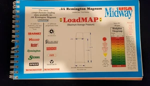 Vintage Midway USA Loadmap 44 Mag Cartridge Reloading Data Manual Softcover/Spiral - Bild 1 von 4