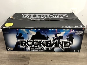 ROCK BAND SPECIAL EDITION COMPLETE WIRED DRUM SET 822148 & GAME FOR PS2 PS3 2007 - Picture 1 of 12