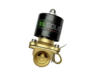 USS2-00007, US massives 3/4" Messing elektrisches Magnetventil - Bild 1 von 6