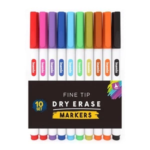 Dry Erase Markers Fine Tip - 0.5Mm Whiteboard Markers - Ultra Thin Fine Point - Picture 1 of 6