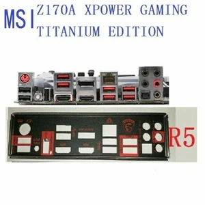 Backplate für MSI Z170A XPOWER GAMING TITANIUM EDITION Mainboard IO Shield - Bild 1 von 1