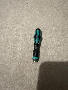 Wera 813R Kraftform Mini Screwdriver Handle With Rapidator Bit Holder, 051272 - Picture 1 of 1
