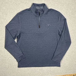 Vineyard Vines Bluffs Quarter Zip Sweater Mens Size Medium Golf Pullover Boston - Picture 1 of 7