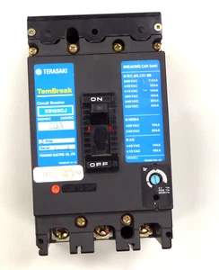 Terasaki TemBreak MCCB XS125CJ 20 Amp Triple Pole Fixed Mount 20A 3P - Picture 1 of 8