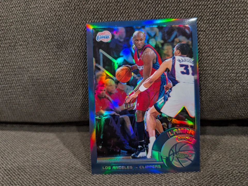 2002 2003 TOPPS CHROME LAMAR ODOM 反光夹 湖人队 SHARP 罕见 SP — 第 1/1 张图片