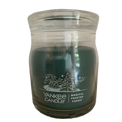 Yankee Candle Magical Frosted Forest Medium 2-Wick Signature Jar Candle 13 oz - Image 1 of 3
