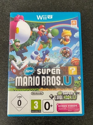 Jeu Wii U  " New super Mario Bros.U + New super Luigi. U " sans notice - Photo 1/3
