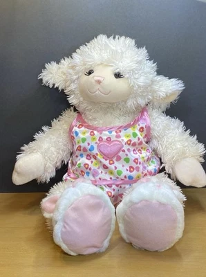 Build-A-Bear Workshop BAB Vanilla Swirl Lamb Sheep with Pajamas Plush Retired - Image 1 of 4
