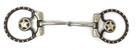 AJ Tack Offset Dee Snaffle Bit with Star Concho
