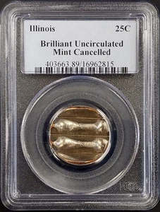 2003 P Illinois State Quarter, Mint Cancelled, PCGS Brilliant Uncirculated! - Picture 1 of 4