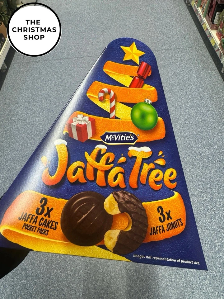 McVitie's Jaffa Christmas Tree Original 239g | 3 Cakes 3 Jonuts - Image 1 of 1