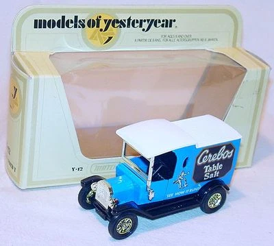 Matchbox Models Of Yesteryear 1:35 FORD MODEL T CEREBOS SALT Truck Y-12 MIB`78 - Image 1 of 4