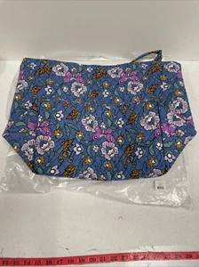 Vera Bradley Grand Tote Wild Prairie Blue Brand New Butterflies - Picture 1 of 6