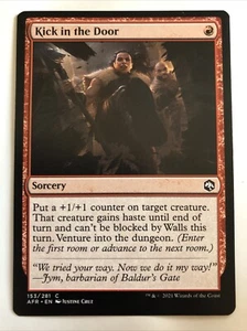 MTG Adventures In The Forgotten Realms Kick In The Door 153/281 NM - Picture 1 of 2