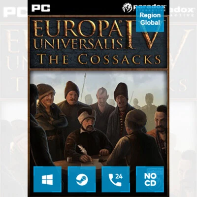 Europa Universalis IV 4 The Cossacks DLC for PC Game Steam Key Region Free - Image 1 of 4