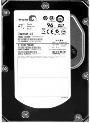 Hard Drive Seagate ST3400755SS 400GB SAS 10000U/Min 16MB Cache 3.5'' Inch - Image 1 of 3