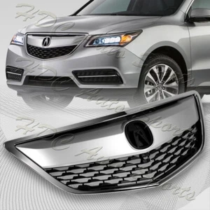 Conjunto de parrilla superior delantera cromada para Acura MDX 2014-2016 estilo OE - Imagen 1 de 6