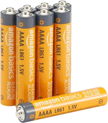 Amazon Basics 8-Pack AAAA Alkaline High-Performance Batteries, 1.5 Volt, 3-Year  - Image 1 of 4