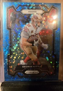 COMO NUEVO #/95 AZUL NO HUDDLE DISCO 2023 Prizm George Kittle San Francisco 49ers NFL - Imagen 1 de 2