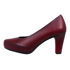 Dorking Blesa: Zapatos de Salón Para Mujer Burdeos Piel D5794 - Imagen 1 de 6