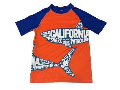 Camisa de natación con protección contra erupciones para niños talla XL 14 manga larga tiburón Foto 1 de 4